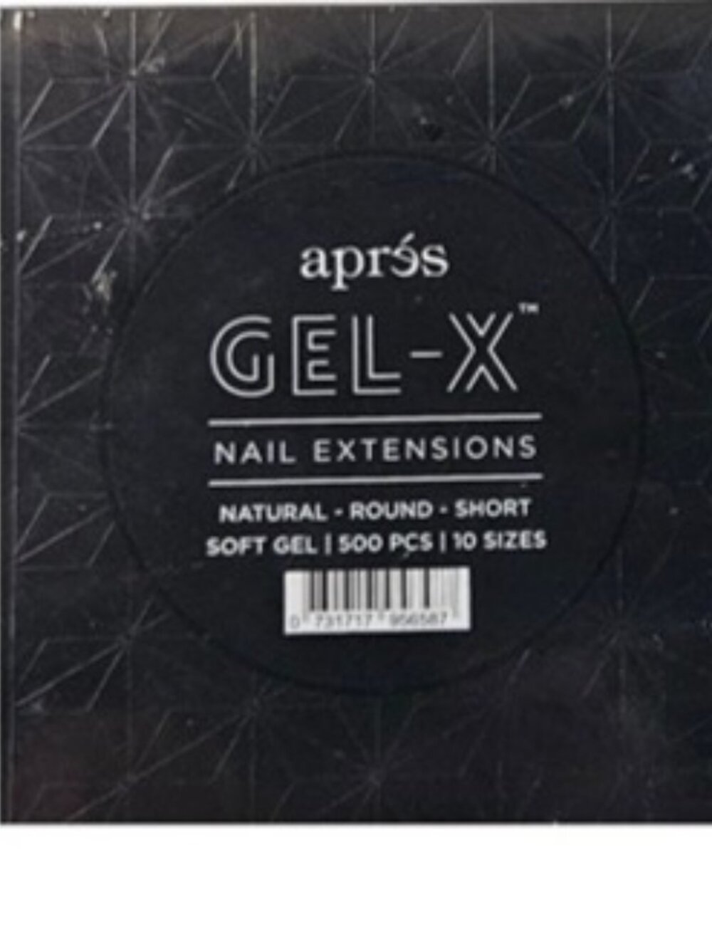 NEW Aprés Gel-X Natural Round Short Soft Gel Tips 500 Pcs - Factory Sealed